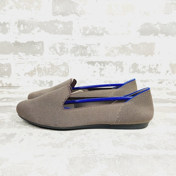 NEW Rothy's The Loafer Mocha Knit Round Toe Slip On Loafers C930
